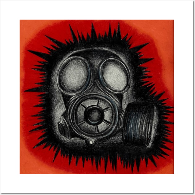 Gas Mask Wall Art by ArtbyMeganBrock